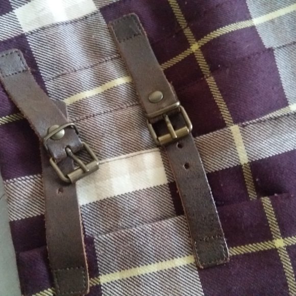 SOLD !! Burberry Pleated Plaid Skirt - Picture 6 of 8